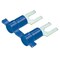Panduit Fork Terminal, #8 Stud Size, 14 AWG, 600 V, Vinyl Insulated, Blue, Crimp Termination Only, 3000 PK PV14-8FB-3K - alternate 2